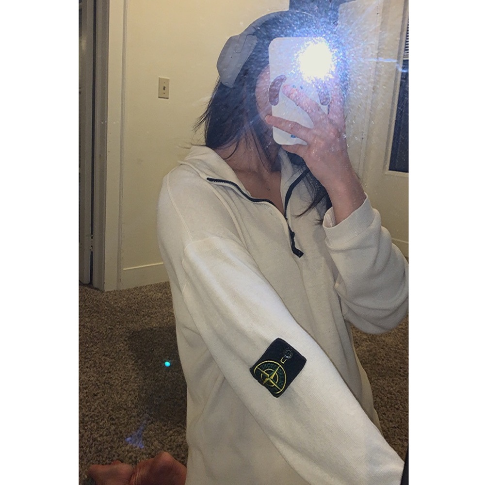 Stone island half zip up